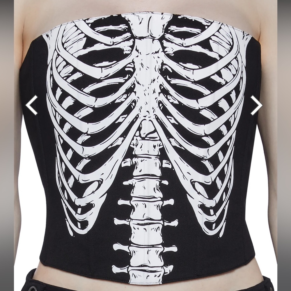 Skeleton Corset Top